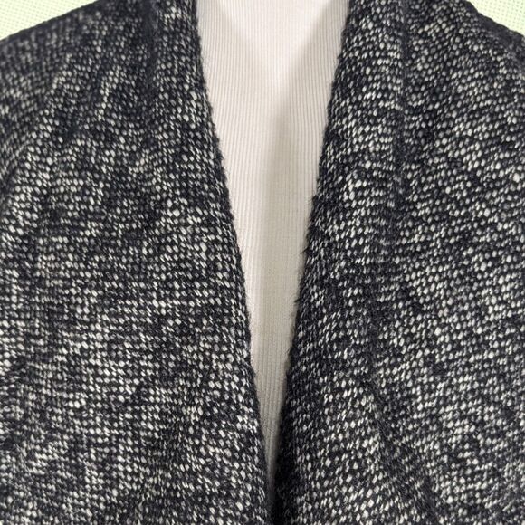 Ulla Johnson Blazer 8 Black Drape Waterfall Black White Wool Alpaca‎ Mohair - Picture 3 of 8